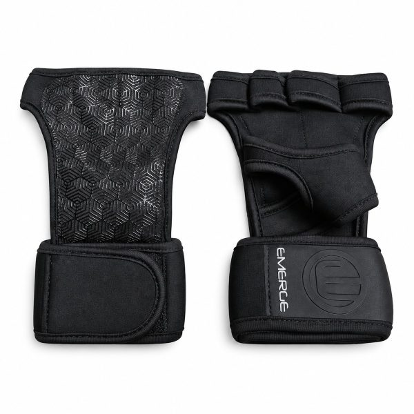 Black Palm Grips with Wrist Support