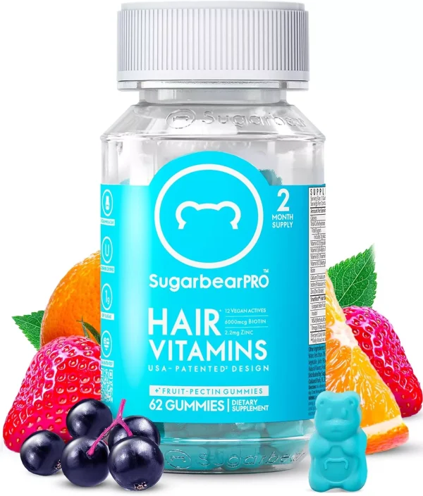 SUGARBEAR HAIR VITAMINS 62GUM 2MONTHS SUP