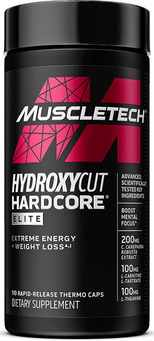 MuscleTech Hydroxycut Hardcore Elite - 110 Capsules