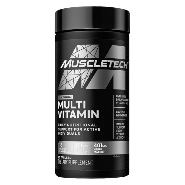 MUSCLE TECH PLATINUM MULTIVITAMIN 90 TABS NEW PACK