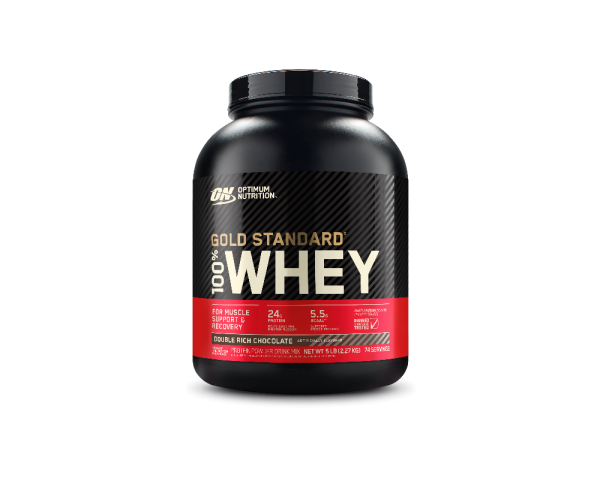 OPTIMUM NUTRITION 100% WHEY GOLD 5 LBS - Double Rich Chocolate