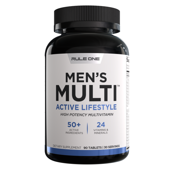 RULE1 MEN'S TRAIN DAILY MULTI VITAMIN 90TAB