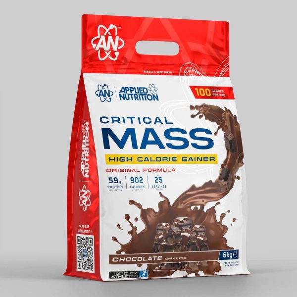 APPLIED NUTRITION CRITICAL MASS WEIGHT GAINER 6 KG - Chocolate