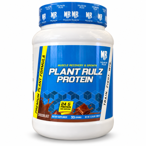 Muscle Rulz Plant Rulz Protein ChocoBlast, 1 kg tub, 33 servings