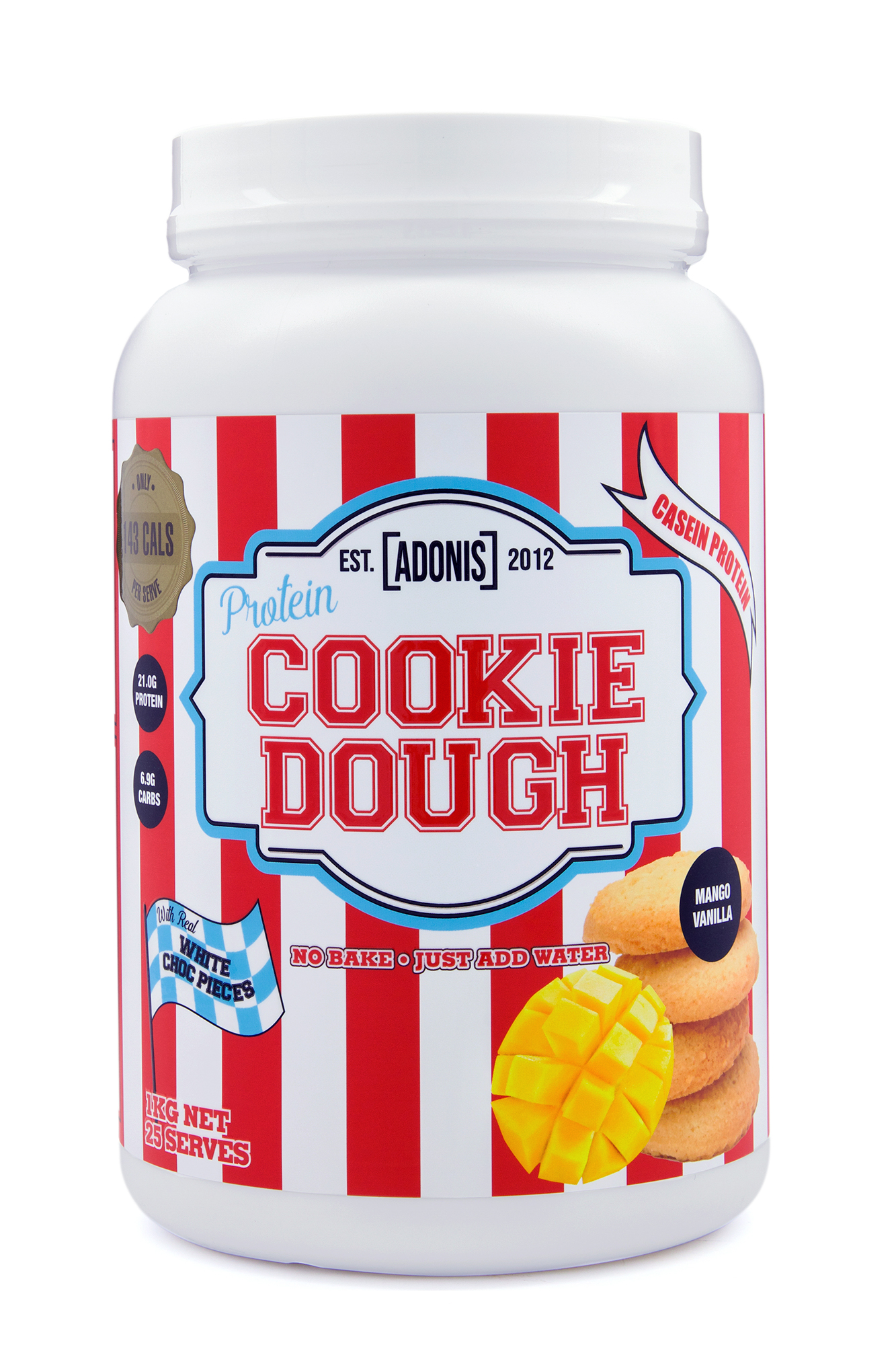 Adonis Protein Cookie Dough - Mango Vanilla - 1 kg
