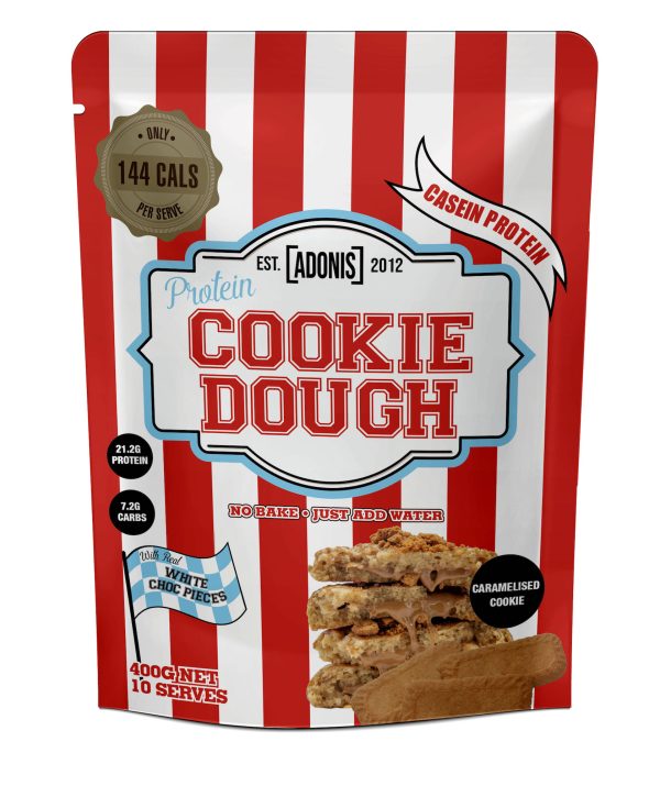 Adonis Protein Cookie Dough - Caramelised Cookie - 400 g