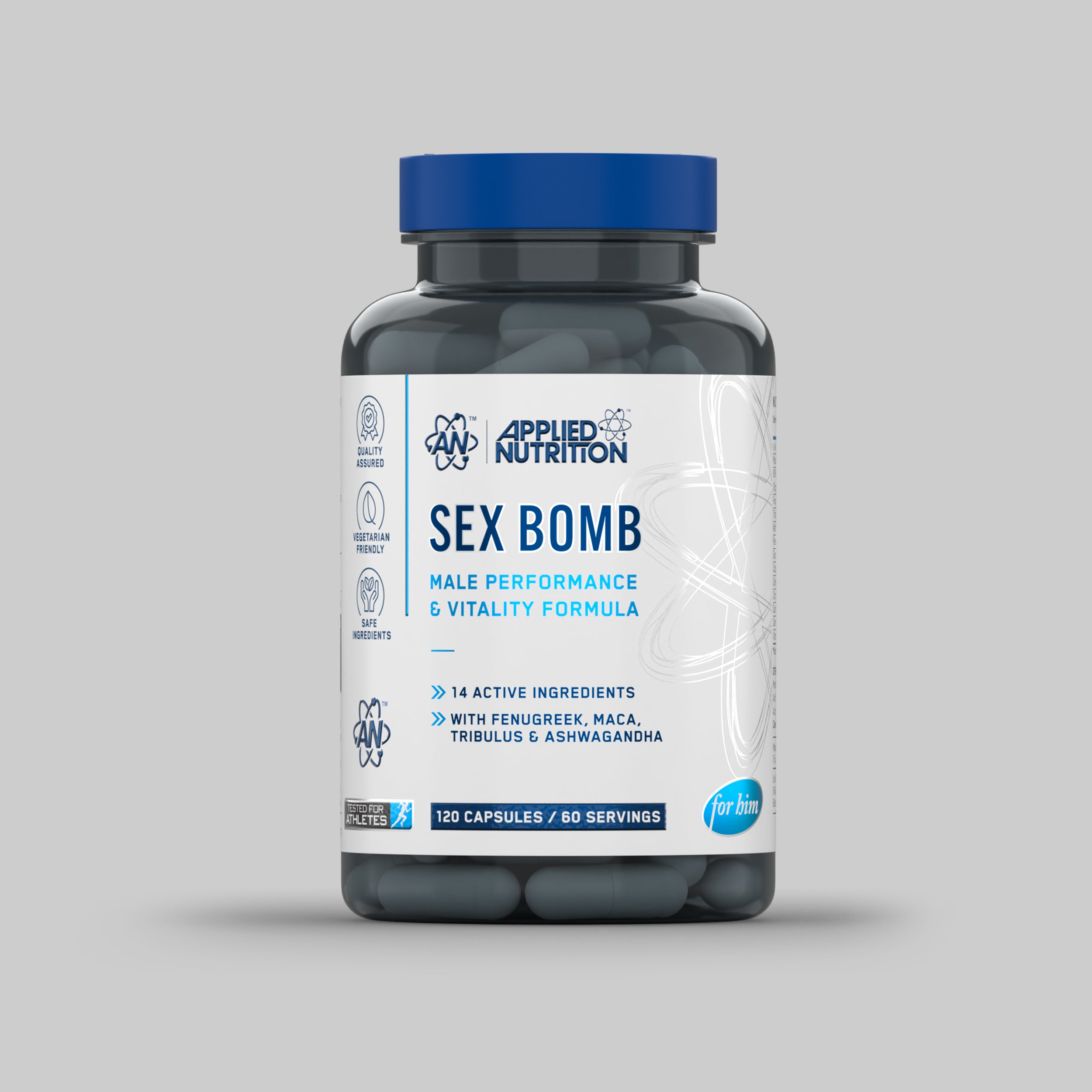 Applied Nutrition Sex Bomb For Him - 120 Capsules