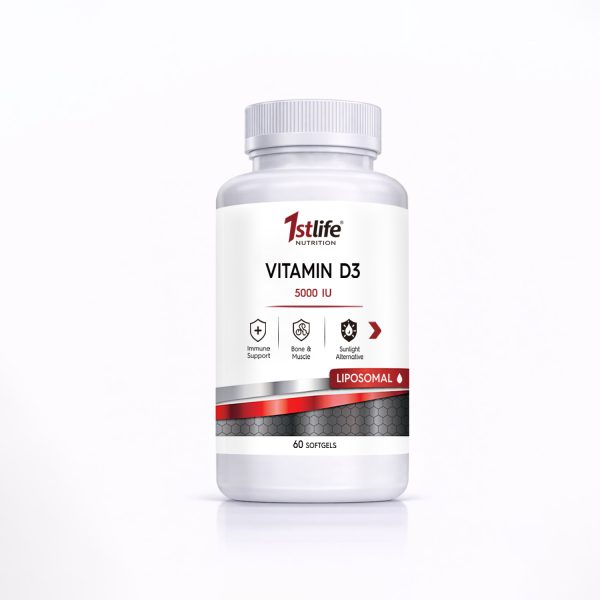 1ST Life Vitamin D3 5,000 – 60 capsules