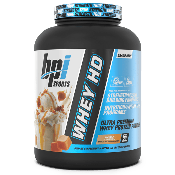 BPI Sports Whey HD - Vanilla Caramel - 4.1 lb