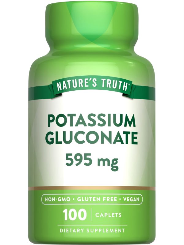 Nature's Truth Potassium Gluconate 595 mg - 100 caplets