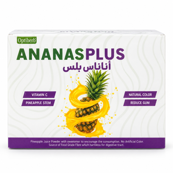 Optiherb Ananas Plus — Pineapple Drink Mix - 30 sachets