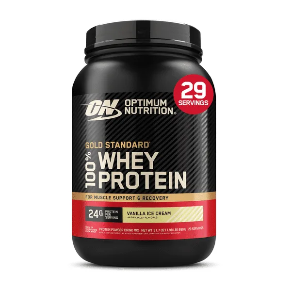 Optimum Nutrition Gold Standard 100% Whey - Vanilla Ice Cream - 1.98 lb